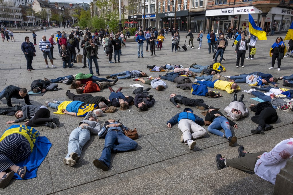 Die-In Protest Held At Old Market&nbsp;Square